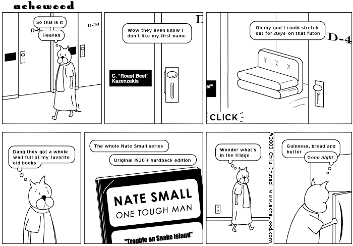 Achewood by Chris Onstad. March 5, 2003.