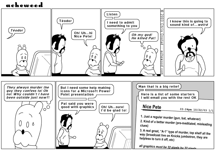 Comic for October 22, 2003